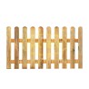 Wooden fence for garden