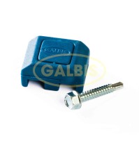 Fijación Frontal PVC para Panel Plegado con Tornillería