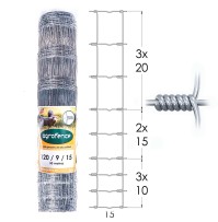 Malla Anudada Agrofence Galvanized