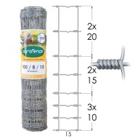 Malla Anudada Agrofence Galvanized - Basic