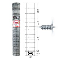 Malla Anudada Mallarte Galvanized Reinforced 3 ZN - Cinegetics