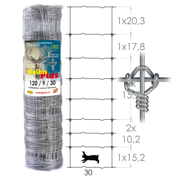 Malha de alta resistência Galbis Plus - Cinegetics