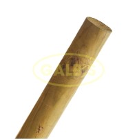 Poste de madera torneado