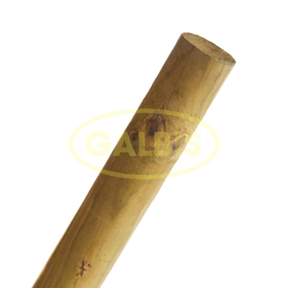Poste de madera torneado