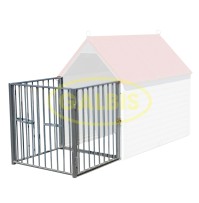 Pátio galvanizado para...
