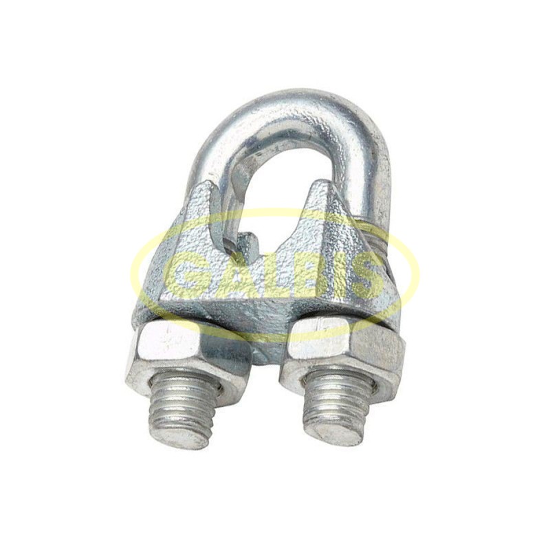 Pack 10 Unidades Perrillo (Sujetacable) Galvanizado 5 3/16