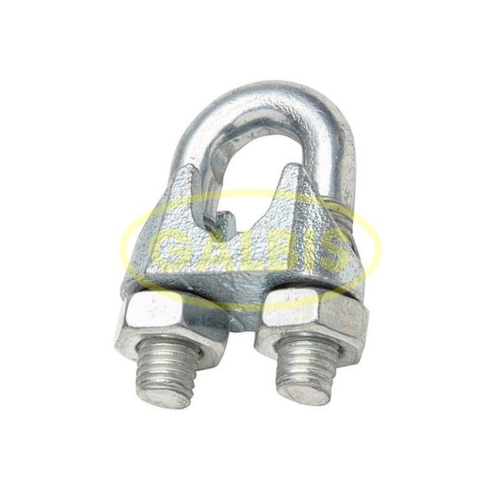 Pack 10 Unidades Perrillo (Sujetacable) Galvanizado 5 3/16