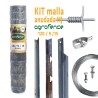 Kit Vallado Malla Anudada Agrofence 120/9/15 para 50 m