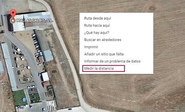 Mide la superficie de tu finca con Google Maps